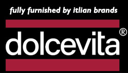 Luxury fully furnished living room at Greenz by Danube with Italian Dolce Vita furniture